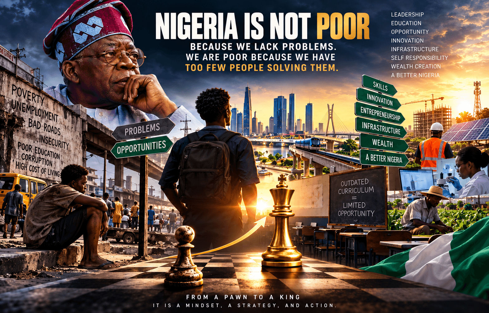 Nigeria Is Not Poor Because We Lack Problems