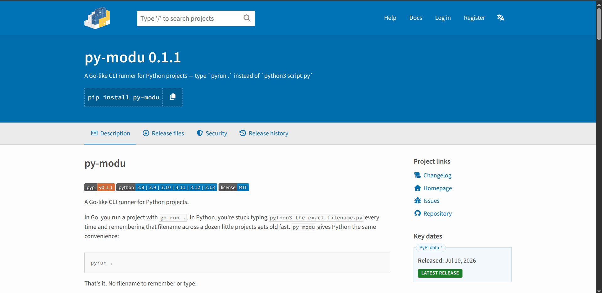 PyPI Package Publication