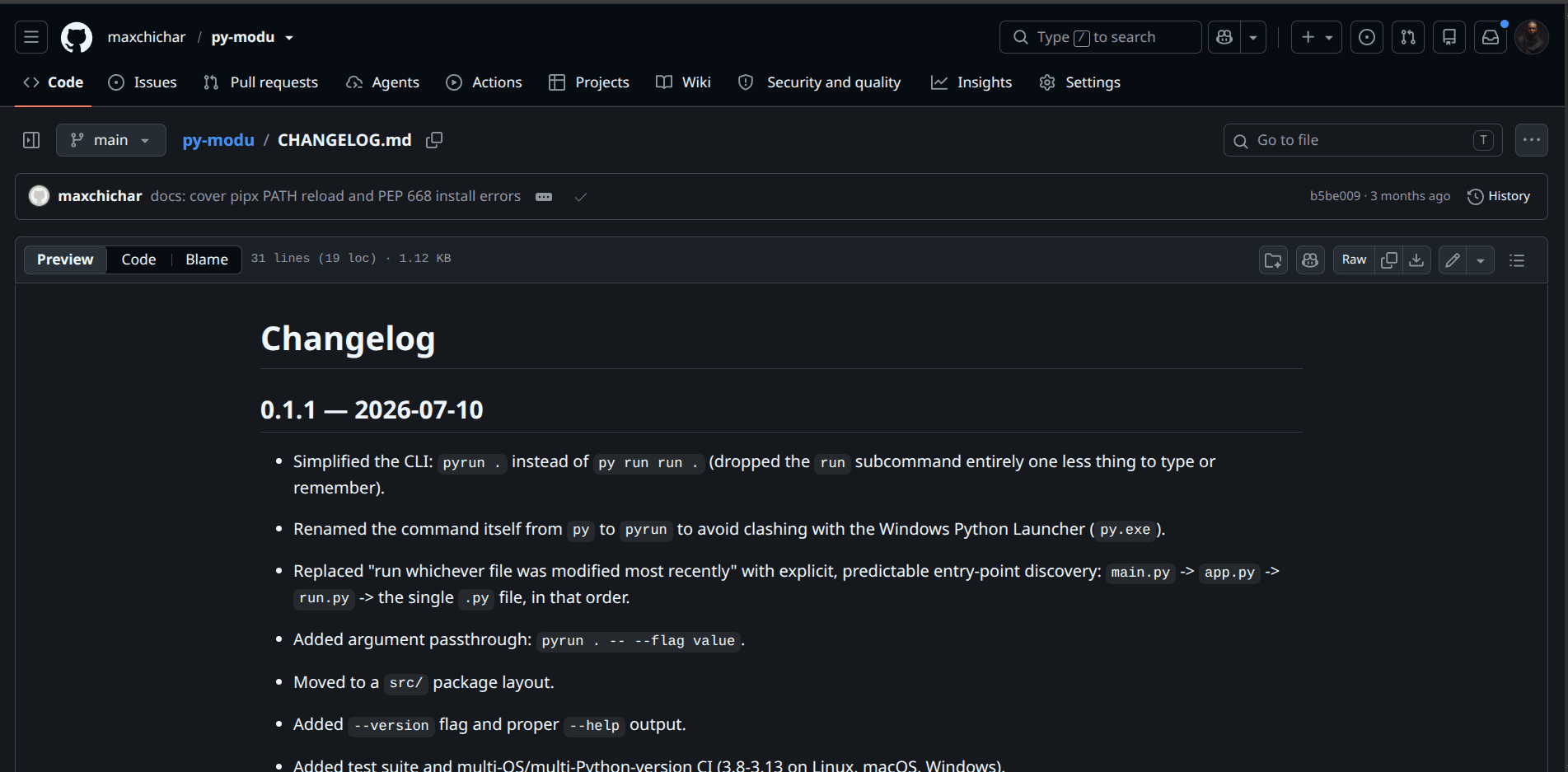 CLI Reliability Improvements